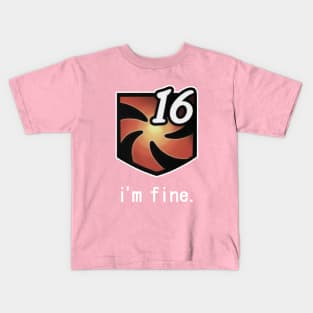 I'm Fine Vuln Stacks Kids T-Shirt